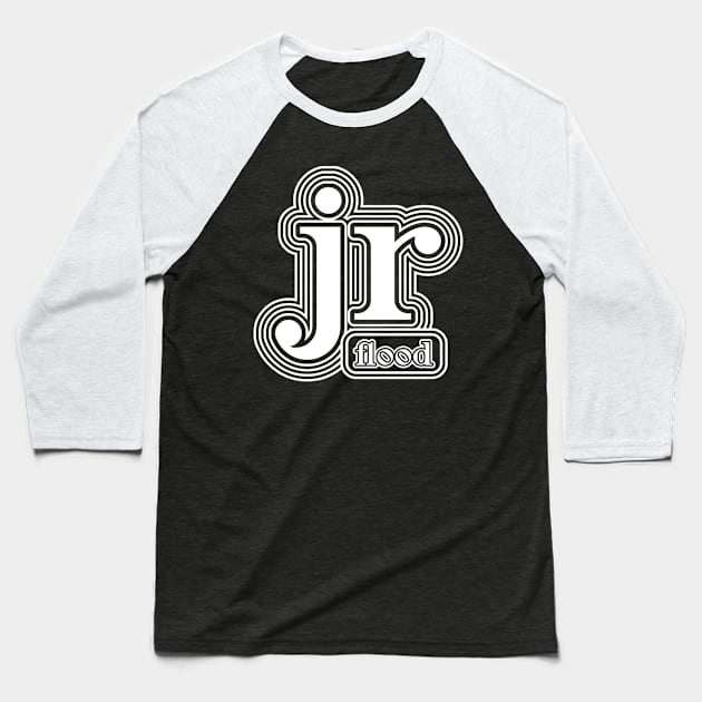 J.R. Flood logo - Neil Peart Baseball T-Shirt by RetroZest